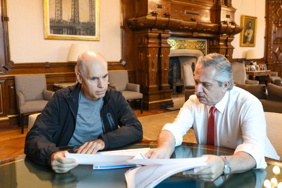 Alberto Fernández se mostró con Larreta y pidió “estar más unidos que nunca”