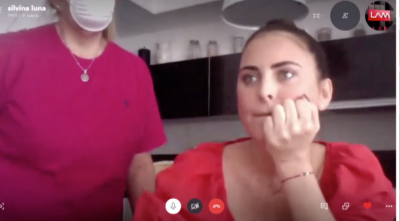 En plena cuarentena, Silvina Luna mostró que su “mucama” usa barbijo y la destrozaron en Twitter