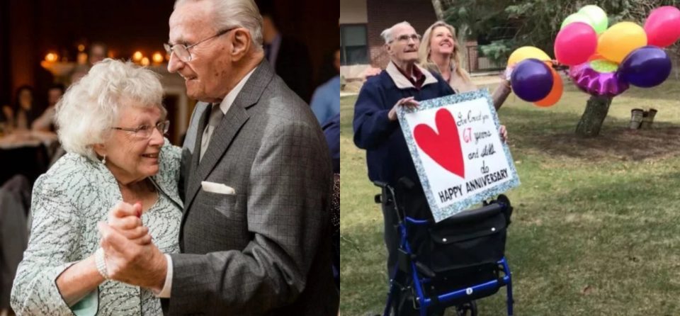 Coronavirus: celebró su aniversario de bodas a metros del hospital donde está su esposa