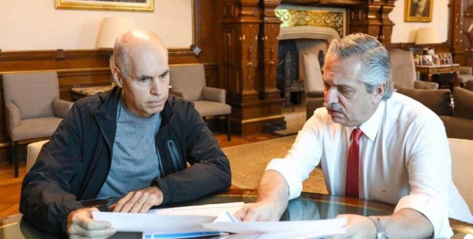 Alberto Fernández se reunió con Horacio Rodríguez Larreta y hablaron sobre un plan para proteger a los adultos mayores