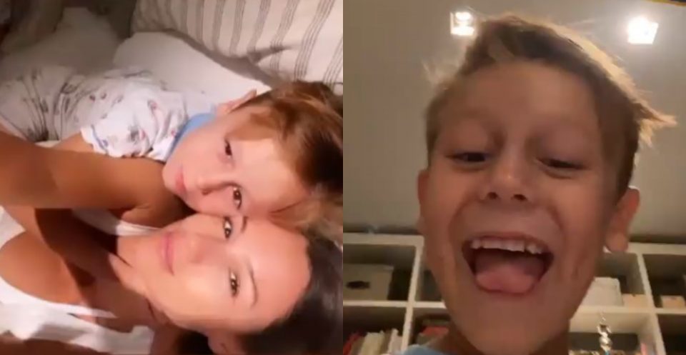 El hijo de Pampita le robó su celular y un filtro de Instagram reveló que es igual a su madre