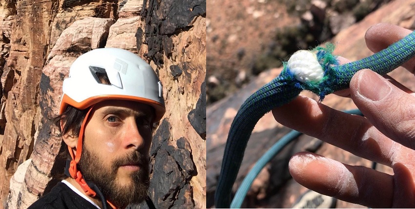 Jared Leto mostró el video de la escalada donde casi pierde la vida