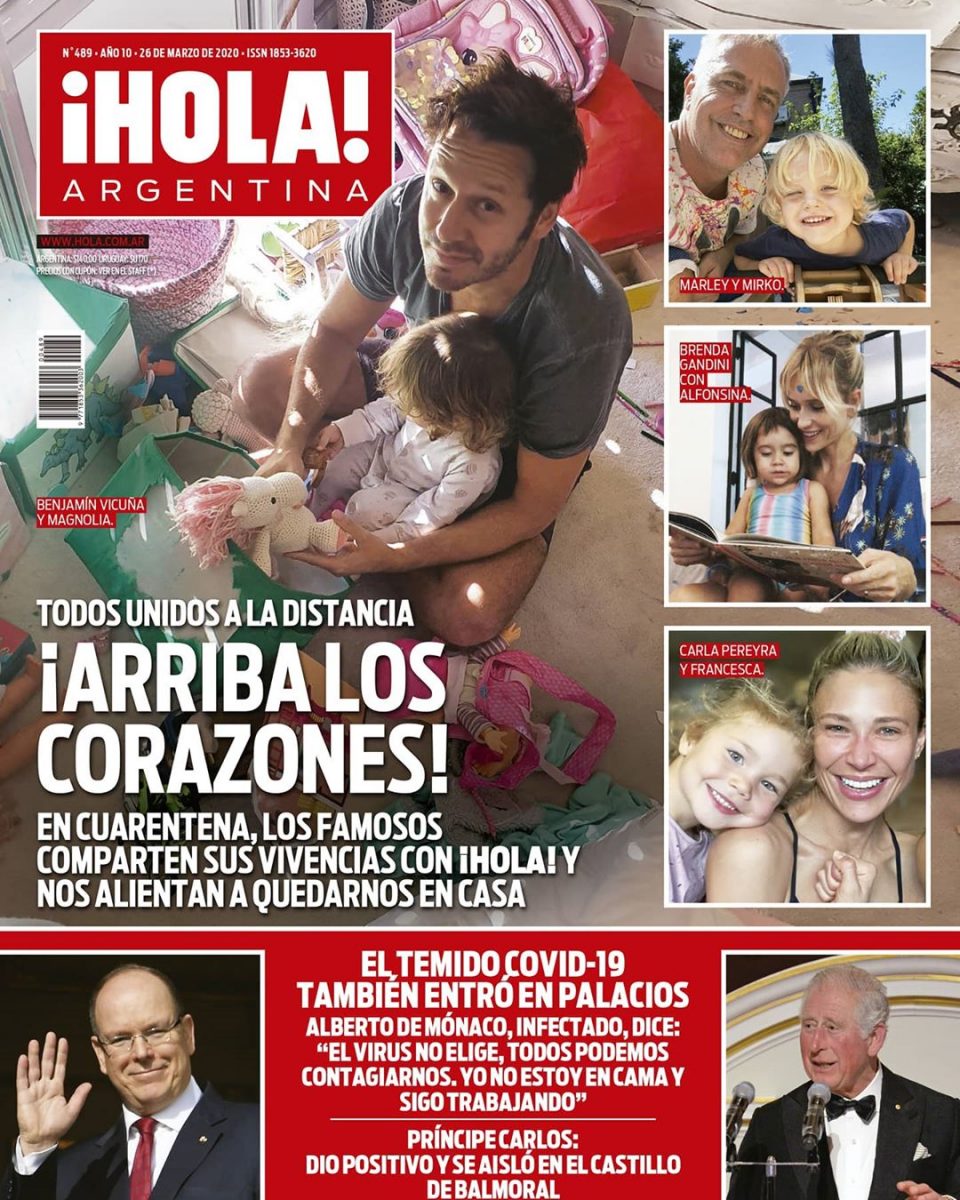 Marina Calabró y las extrañas portadas de las revistas de la semana