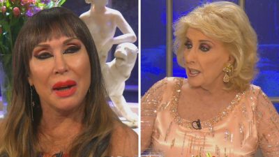 Moria Casán explicó un detalle sobre el vestido que llevó a la mesa de Mirtha Legrand