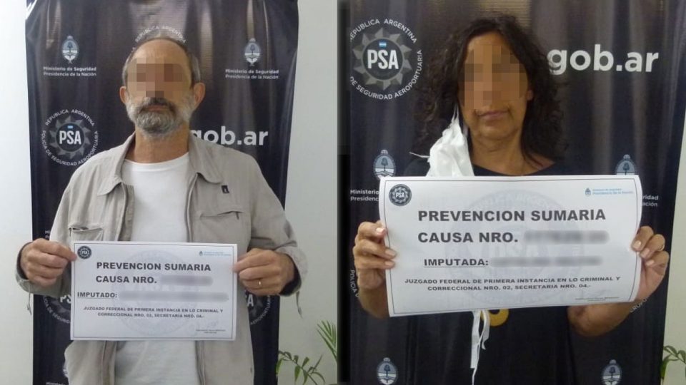 Coronavirus: detuvieron a una pareja en el aeropuerto de Ezeiza