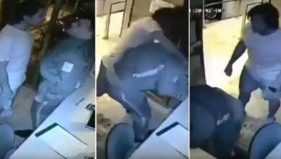 Un juez federal prohibió salir de su casa al hombre que atacó al guardia de seguridad