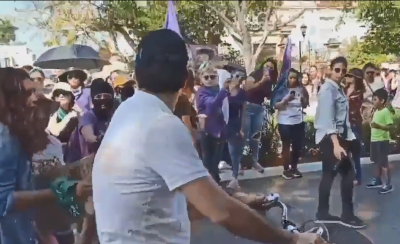 Un hombre paseaba con su pequeño hijo en bici y lo obligaron a irse al grito de “sólo mujeres”