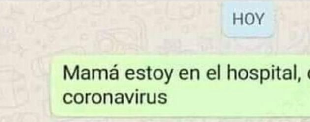 Le dijo a su madre que estaba en el hospital por coronavirus y su respuesta dejó a todos boquiabiertos