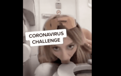 El reto viral que desafía al coronavirus y genera indignación