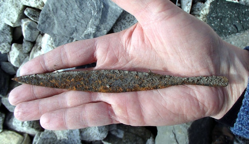 Un deshielo glaciar en Noruega reveló un objeto de más de 1.500 años de antigüedad