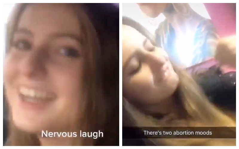 Una joven subió un video festejando que se haría un aborto y provocó controversia