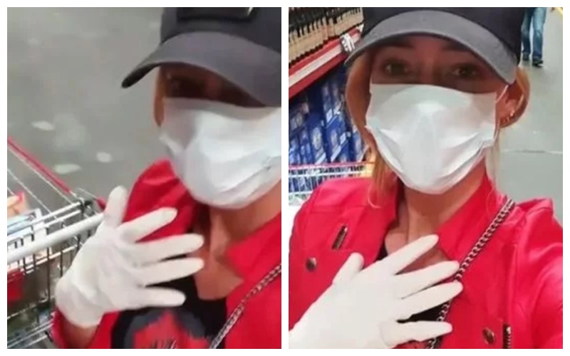 Nicole Neumann fue al supermercado y lanzó un fuerte reclamo: “Nadie usa guantes ni barbijo”