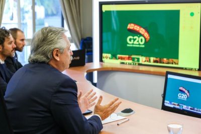 Alberto Fernández pidió al G-20 crear un Fondo Mundial de Emergencia Humanitaria