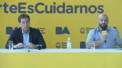 “Si no cumplen con el aislamiento obligatorio serán detenidos”, advirtió el Gobierno porteño