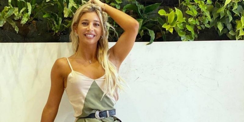 El look veraniego de Sol Pérez: pollera con volado y musculosa