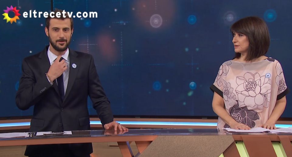 “Esta noche, me toco la corbata para él”, Diego Leuco cumplió la promesa que le realizó a Mariano Caprarola