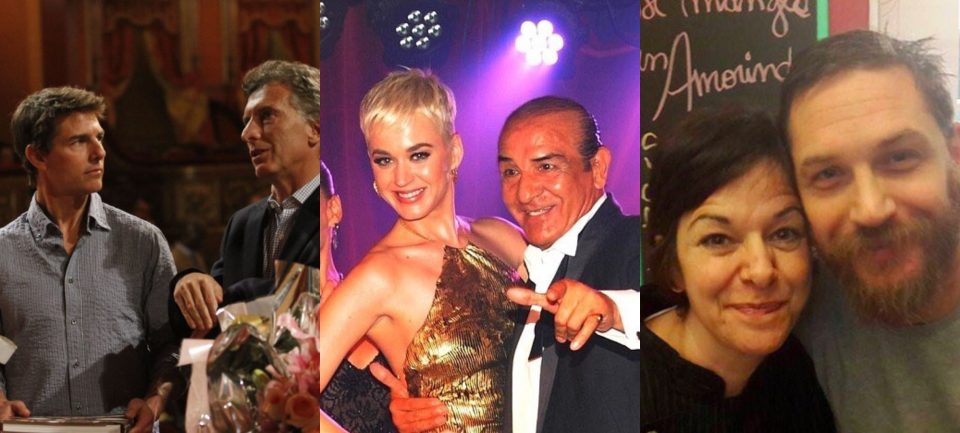 El hilo de Twitter con las mejores fotos de famosos extranjeros y su paso por Argentina