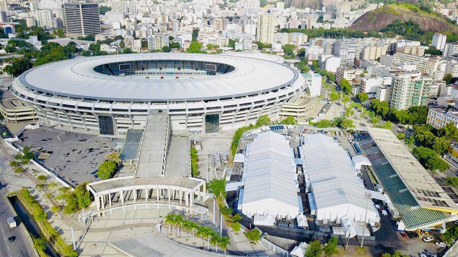 Coronavirus: inauguraron un hospital de campaña en el mítico estadio Maracaná