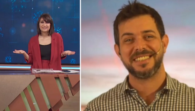 “Estamos haciendo un noticiero”: María Laura Santillán retó en vivo a José Bianco