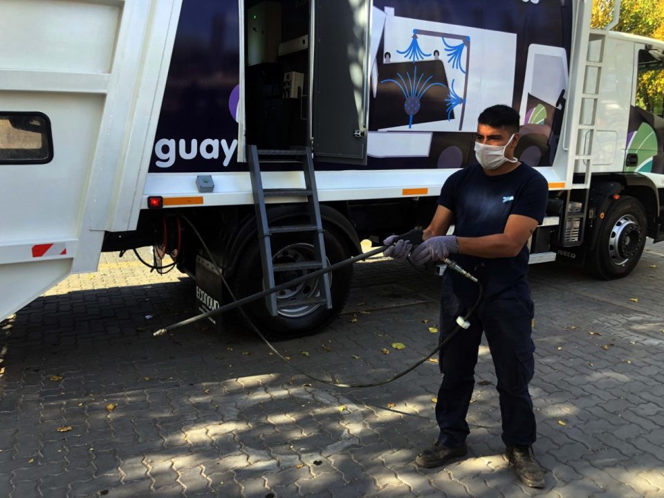 El municipio continúa mejorando la higiene en Guaymallén