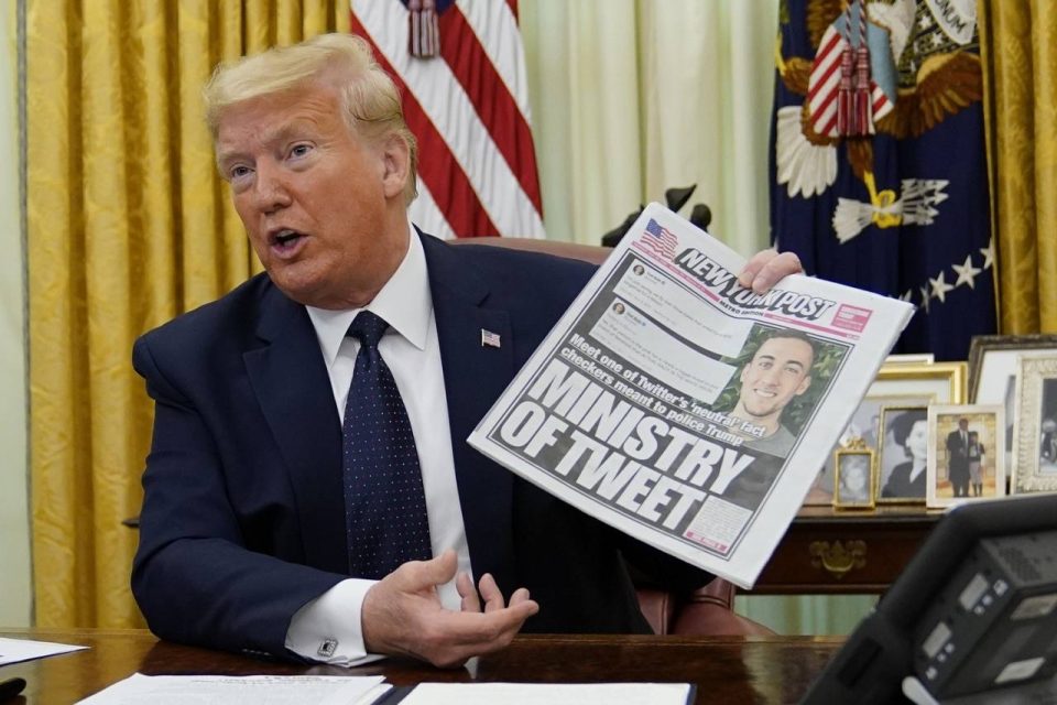 Donald Trump en guerra con las redes sociales: firmó un decretó para “defender la libertad de prensa”