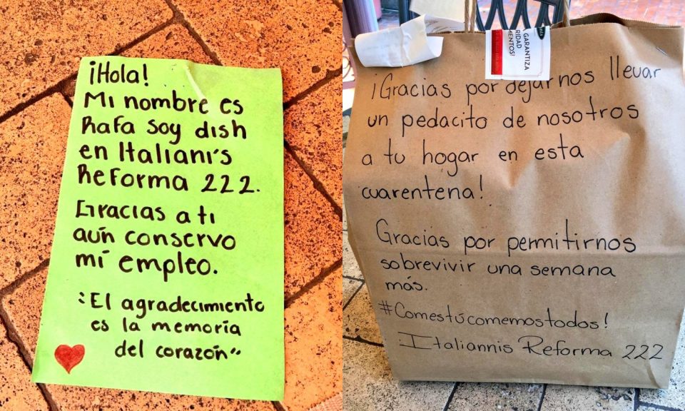 Pidió comida y le enviaron una carta de agradecimiento: “Gracias a ti conservo mi empleo”