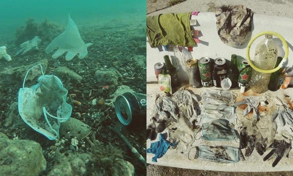 “Parecía una medusa”, la sorprendente declaración de un ambientalista ante los barbijos que encontraron en el mar Mediterráneo