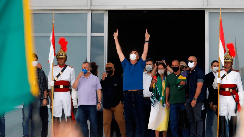 Coronavirus en Brasil: a pesar del pico de contagios realizaron una masiva marcha en favor de Jair Bolsonaro