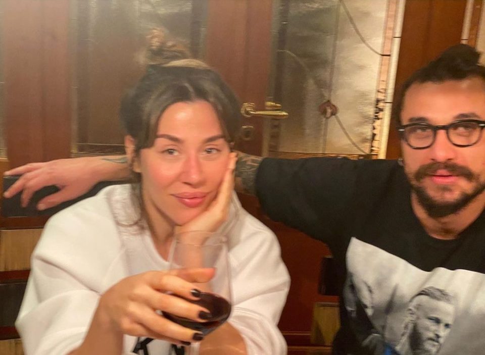 Jimena Barón y Daniel Osvaldo compartieron una foto con un mismo detalle: un corazón