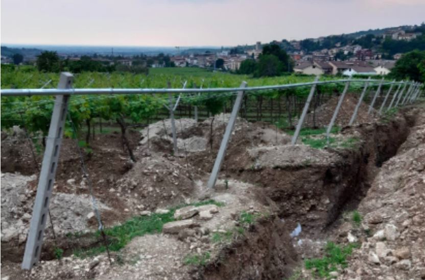 Descubrieron bajo tierra un mosaico romano en perfectas condiciones