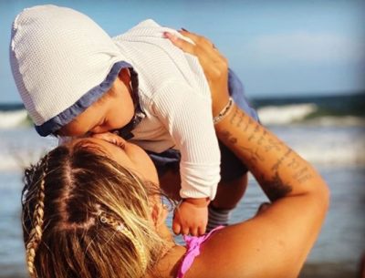 More Rial escribió un profundo mensaje para su hijo: “Voy a cuidarte de la mierda del mundo”