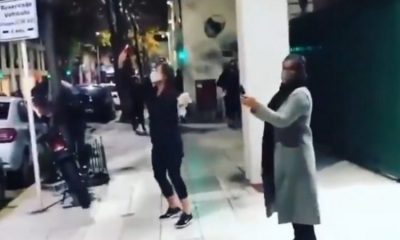 Bailaban Sergio Denis, llegó la policía y se armó un cacerolazo