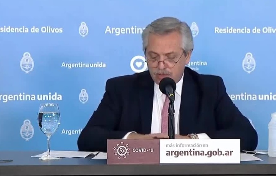 Alberto Fernández expresó que el Estado no prevé ayudar en el pago de aguinaldos