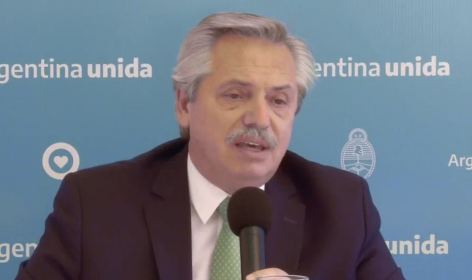 La palabra de Alberto Fernández tras conocerse que Martín Insaurralde dio positivo en coronavirus