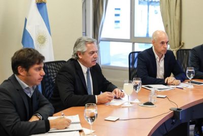 Cuarentena: Alberto Fernández se reúne con Rodríguez Larreta y Kicillof para definir el alcance de las restricciones
