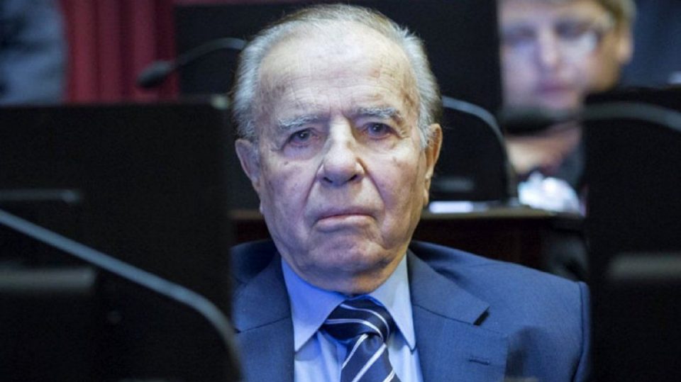 Carlos Menem envió un mensaje para Alberto Fernández antes de ser internado