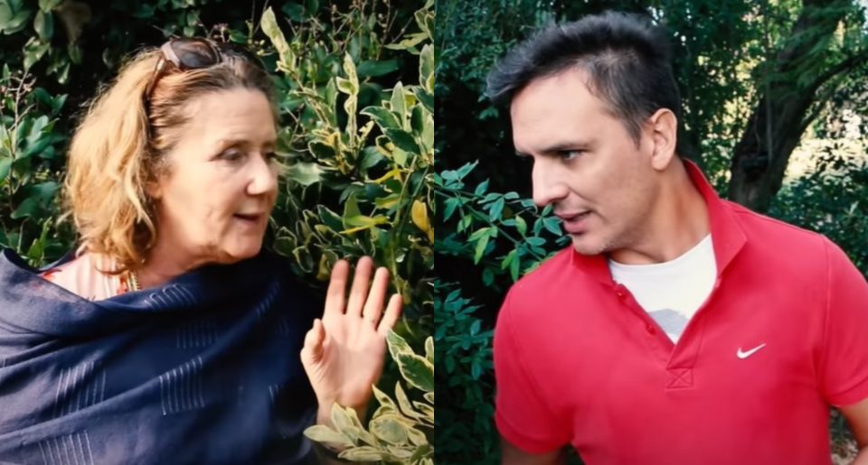 Verónica Llinás protagonizó un video junto a Dicky del Solar interpretando a la “señora bien”