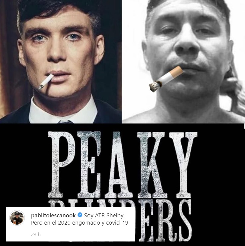Pablo Lescano se sumó a los cortes de pelo en cuarentena y quedó irreconocible