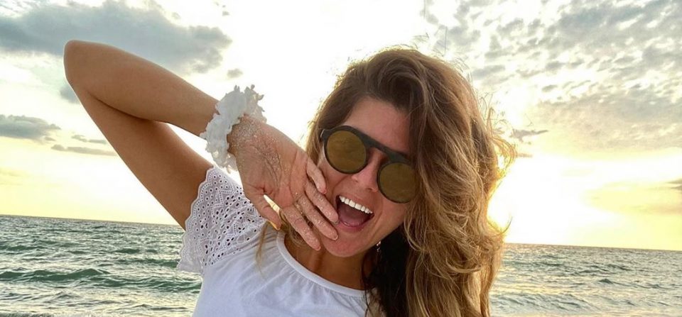 Loly Antoniale mostró su entrenamiento, pero sus zapatillas acapararon todas las miradas