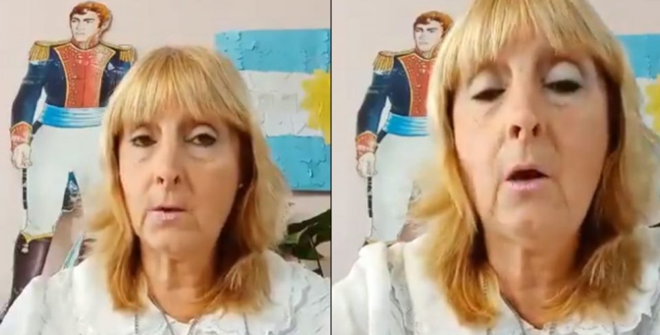 Viral: el insulto de una maestra tras ser interrumpida por sus mascotas en plena lección