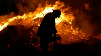 Villa Giardino: Bomberos controlaron un incendio en una reserva natural