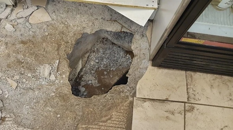 Construyeron un túnel para robarse bebidas alcohólicas de un negocio