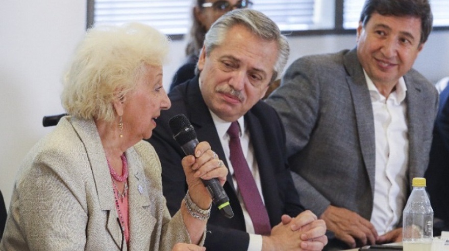 Alberto Fernández recibió el apoyo de Estela de Carlotto: “Gracias por acompañarme en este difícil momento”