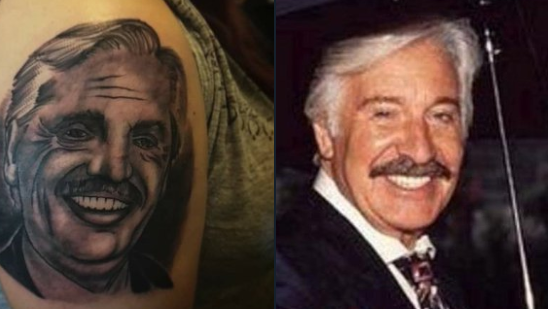 Se tatuó a Alberto Fernández, pero le quedó idéntico a Roberto Galán
