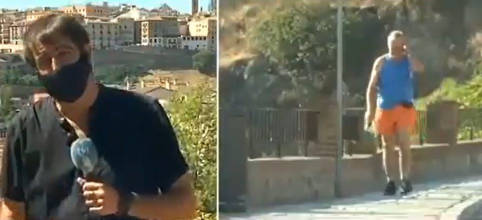 Un cronista salió en vivo y dijo que su cobertura “no era noticia”