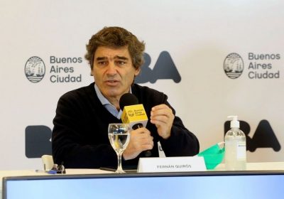 Fernán Quirós: “Hay datos que indican que la curva en la Ciudad podría empezar a descender”