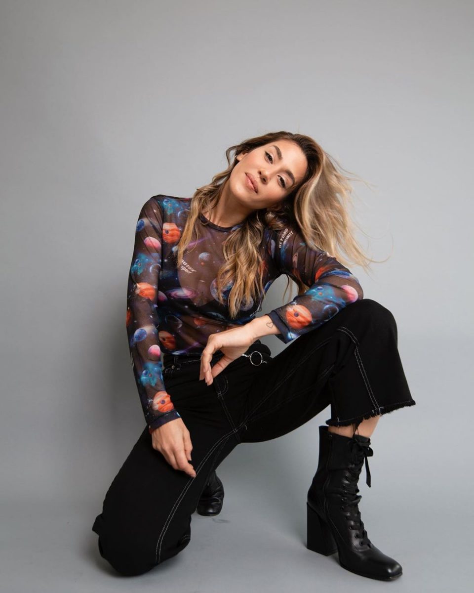 En top y bermuda, Jimena Barón mostró cómo entrena: “No quiero seducirte”
