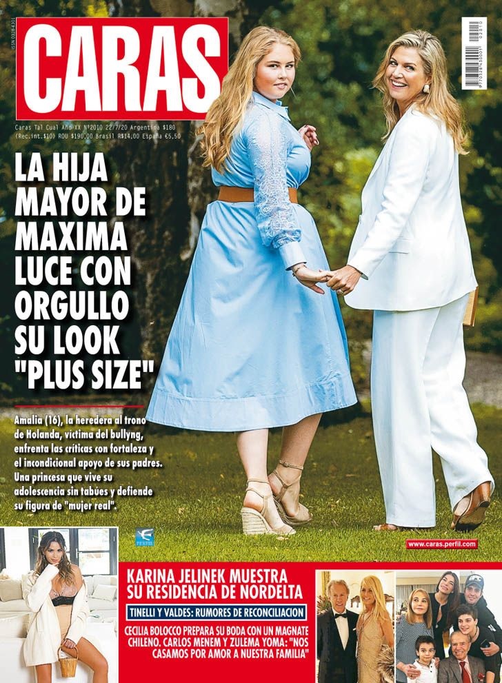 La polémica portada sobre la princesa Amalia llegó a Holanda e ingresó en el Resumen Blue