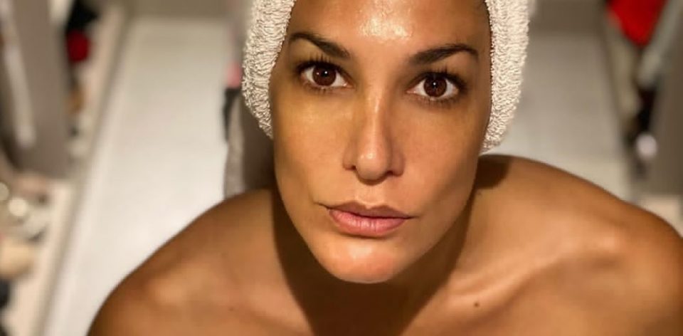 Silvina Escudero posó luego de un cansador día: “Un poquito de relax”
