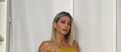Sol Pérez enseñó su vestido mostaza para iniciar la semana